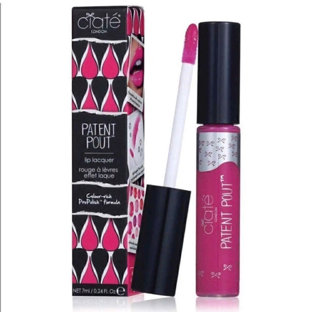 NIB Ciate London Patent Pout Lip Lacquer in La La Land